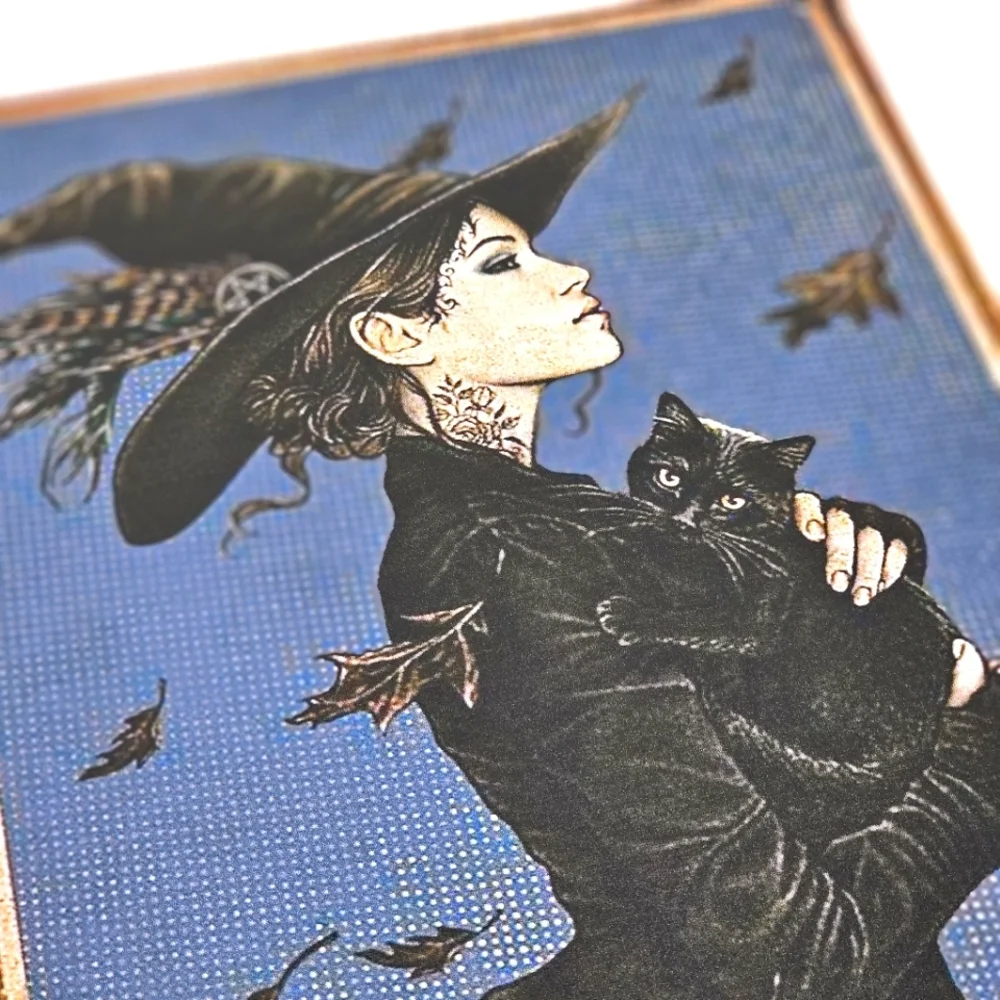 🆕️🆑️ Vintage Metal Sign | Indoor/Outdoor Cat Mom Gold, Blue, Black 8x12" - Picture 5 of 9